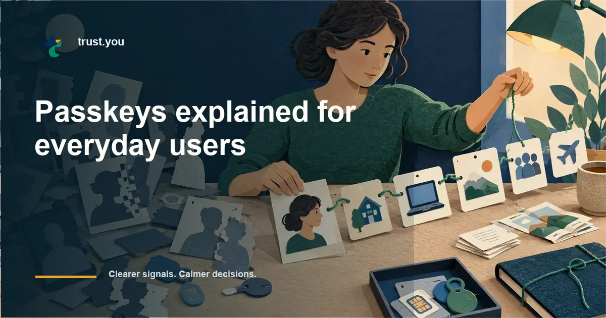 Illustrated guide to passkeys explained for everyday users