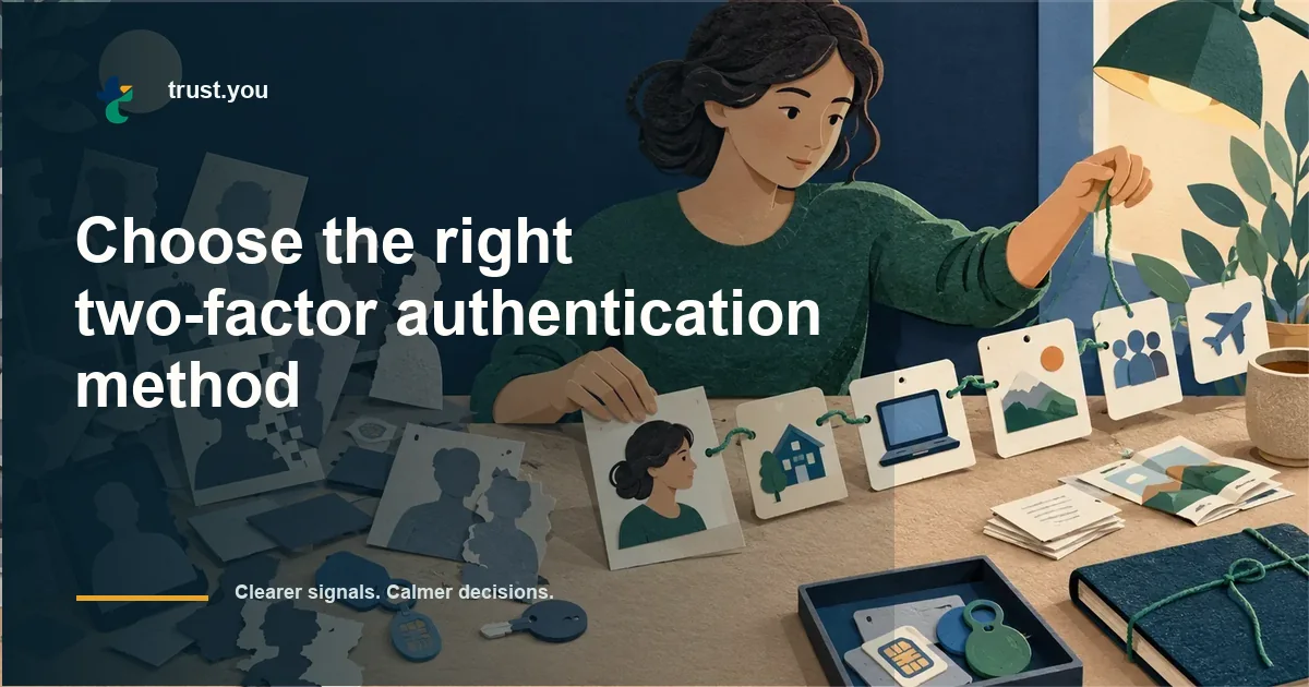 Illustrated guide to choose the right two-factor authentication method